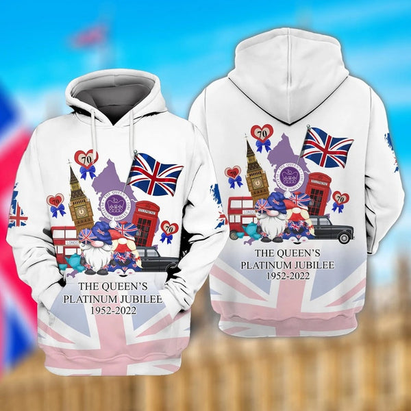 Queen Elizabeth II Platinum Jubilee 2022 3D All Over Print | Adult | HP2337