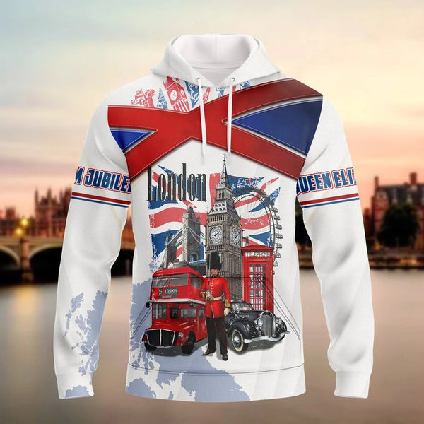 Queen Elizabeth Shirt Gift, Platinum Jubilee 2022 3D All Over Print | Adult | HP2339