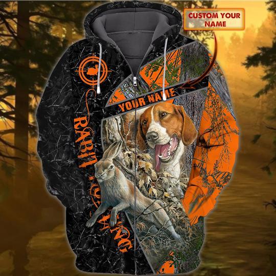 Rabit Hunting Custom Name 3D All Over Print | Adult | CN377