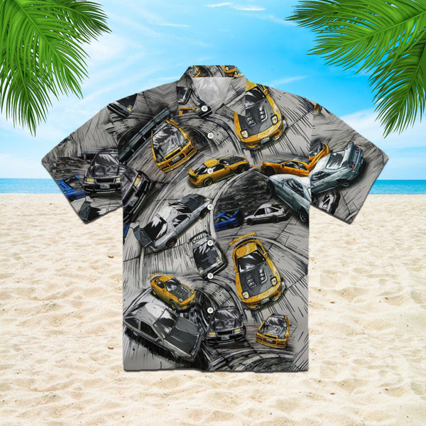 Racing Car Hawaiian Shirt | For Men & Women | HW312-BehighStyle