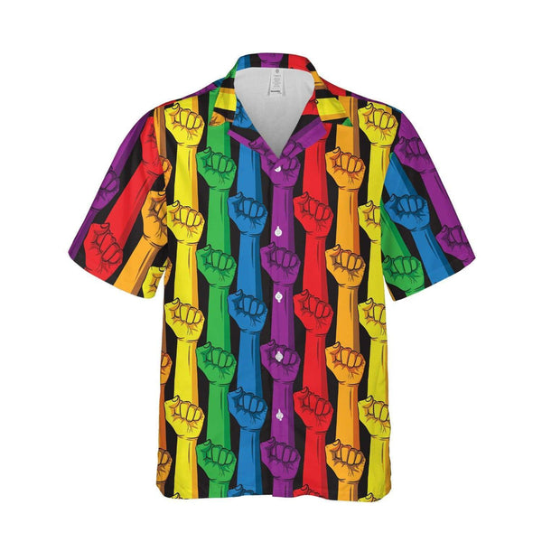 Rainbow Color LGBT Hawaiian Shirt | For Men & Women | HW240-BehighStyle