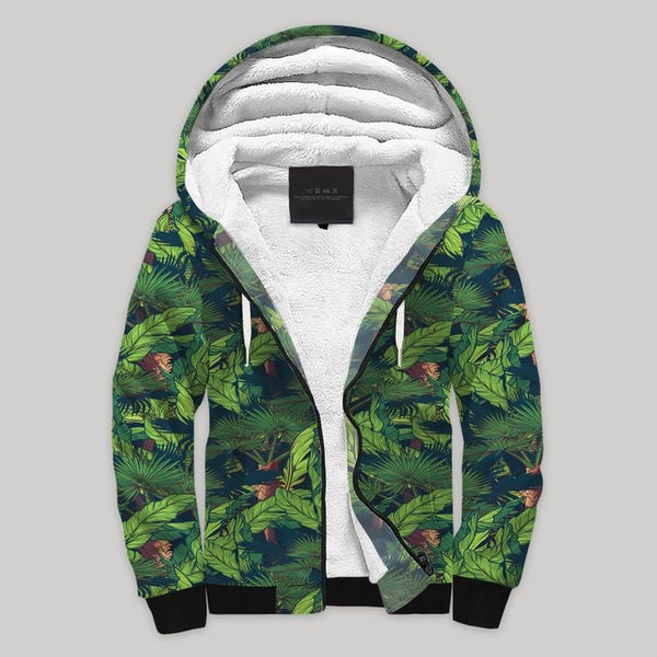 Rainforest Fleece Zip Hoodie All Over Print | FZ843