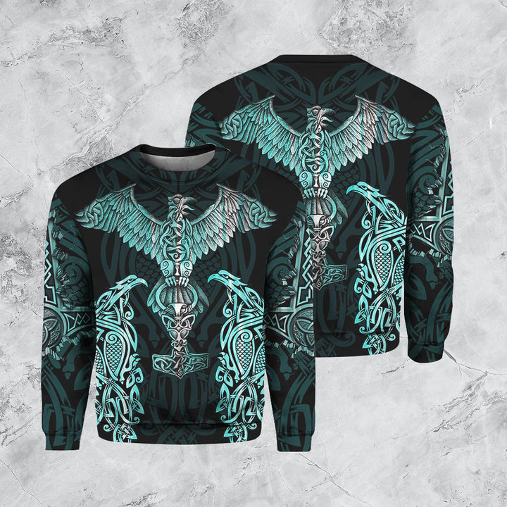 Raven Viking 3D All Over Print | For Men & Women | Adult | HT9660-BehighStyle