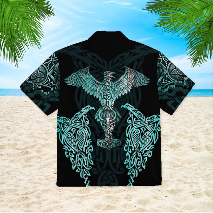 Raven Viking Hawaiian Shirt | For Men & Women | HW366-BehighStyle