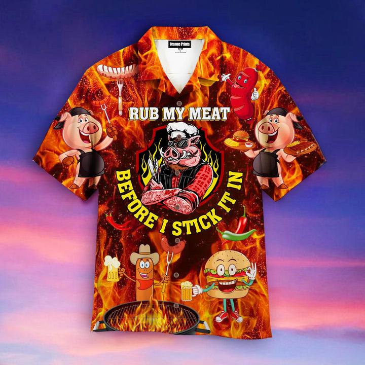 Real Dads Play With Fire He Love BBQ Hawaiian Shirt | For Men & Women | HW2507-BehighStyle