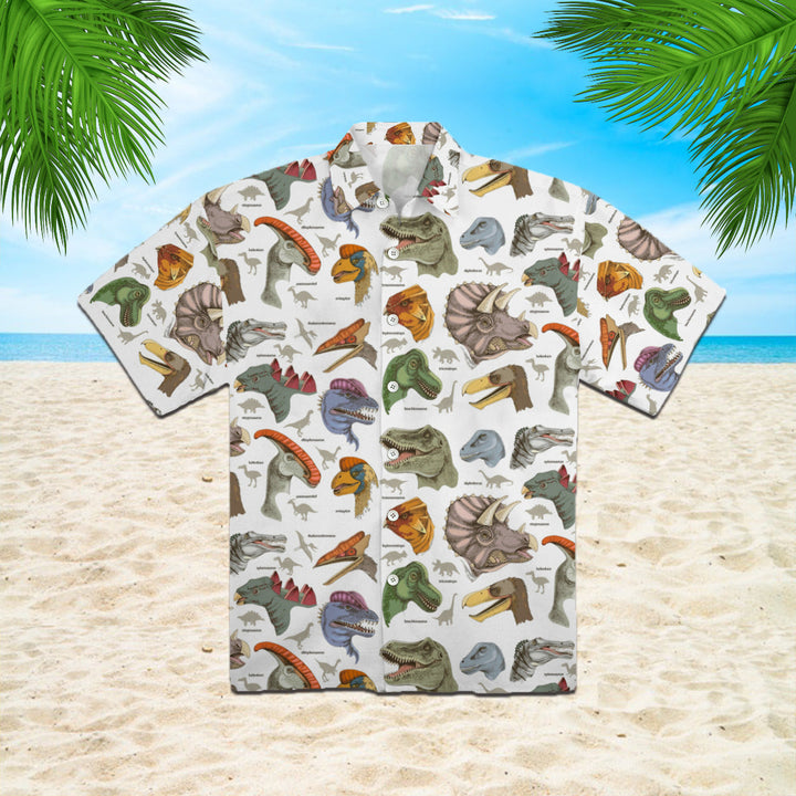 Realistic Dinosaurus Hawaiian Shirt | For Men & Women | HW885-BehighStyle