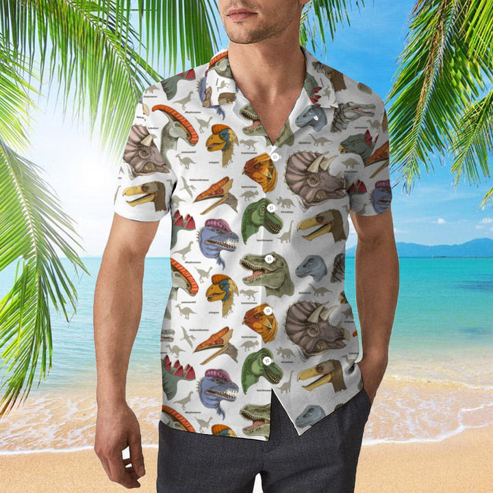 Realistic Dinosaurus Hawaiian Shirt | For Men & Women | HW885-BehighStyle