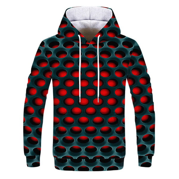 Red Hole Gradient 3D All Over Print | For Men & Women | Adult | HP535-BehighStyle