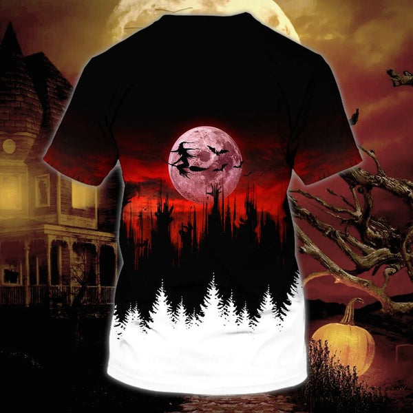 Red Moon Witch Halloween 3D All Over Print | Adult | HP2716