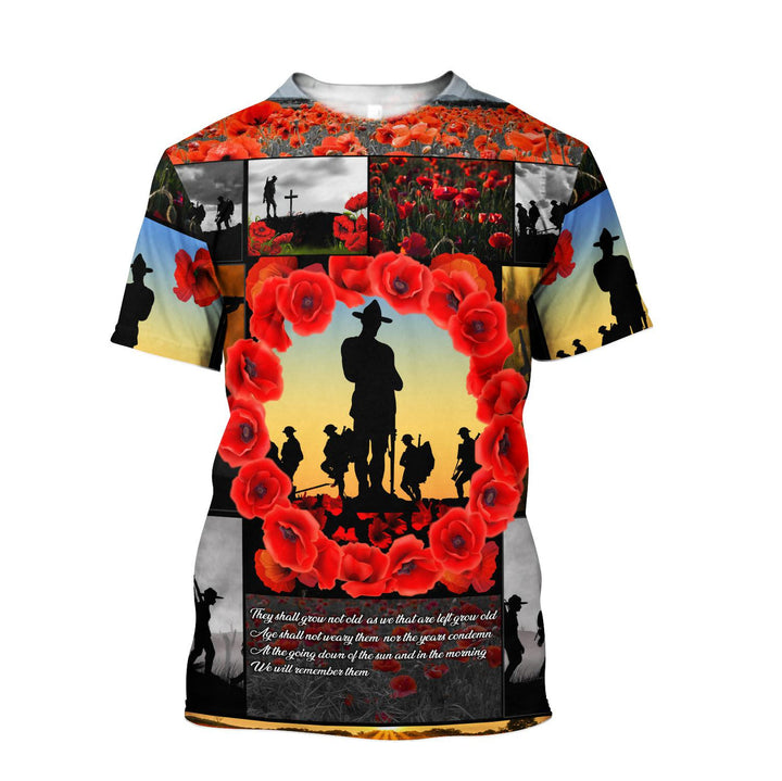 Remember Anzac Day 3D All Over Print | For Men & Women | Adult | HT9015-BehighStyle