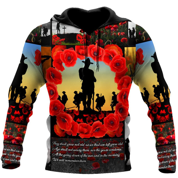 Remember Anzac Day 3D All Over Print | For Men & Women | Adult | HT9015-BehighStyle