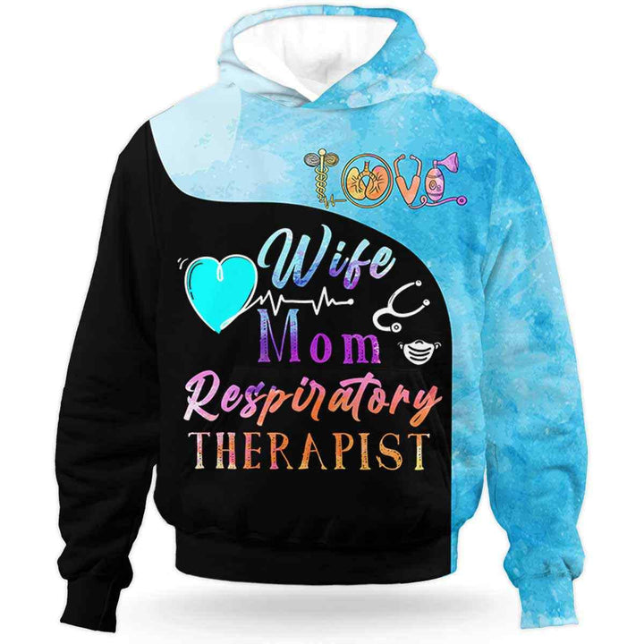 Respiratory Therapist Love Wife Mom 3D All Over Print | For Men & Women | Adult | HP1140-BehighStyle