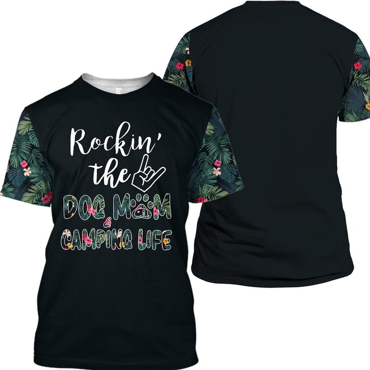 Rockin’ The Dog Mom 3D All Over Print | For Men & Women | Adult | HP1067-BehighStyle