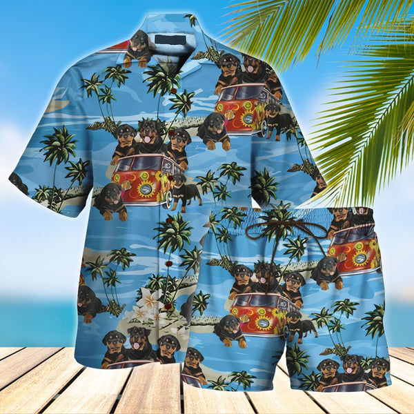 Rottweiler Hawaiian Shirt Set | For Men & Women | HS140-BehighStyle