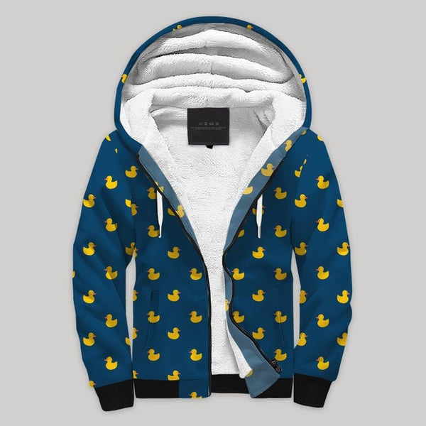 Rubber Duck Fleece Zip Hoodie All Over Print | FZ911