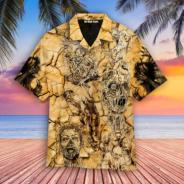 Amazing Zombies Hawaiian Shirt With Pocket| SP1093