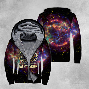Sagittarius Zodiac Fleece Zip Hoodie All Over Print | FZ396