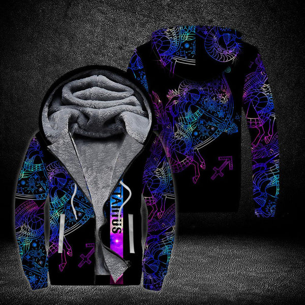 Sagittarius  Zodiac Fleece Zip Hoodie All Over Print | FZ404