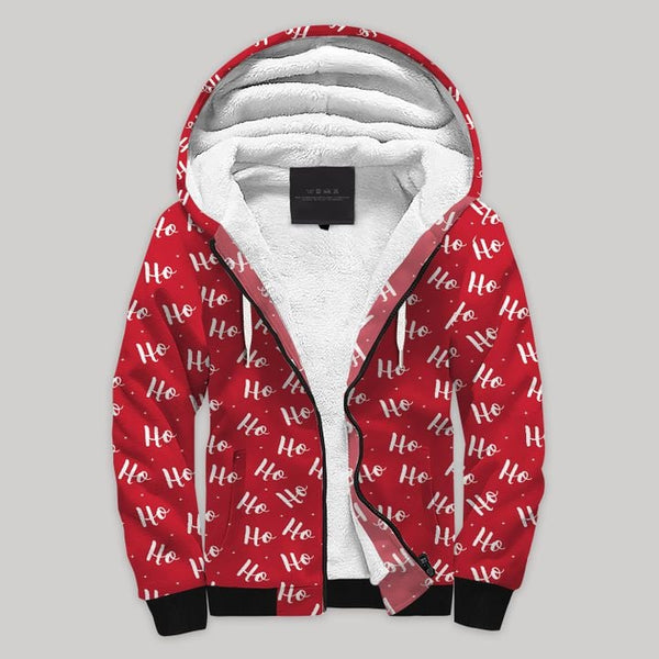 Santa And Christmas Blanket Fleece Zip Hoodie All Over Print | FZ954