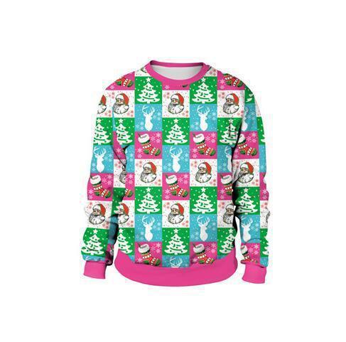 Santa Christmas Tree Ugly Christmas Sweater | For Men & Women | Adult | US1300-BehighStyle