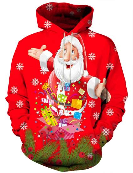 Santa Claus Christmas 3D All Over Print | Adult | HP2692