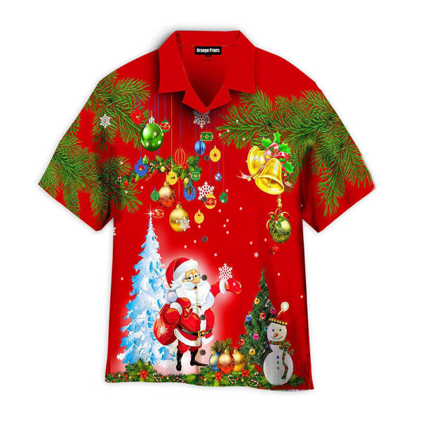 Santa Claus Christmas Hawaiian Shirt | For Men & Women | HW2687-BehighStyle