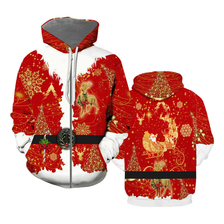 Santa Claus Costume for Christmas Cool 3D All Over Print | For Men & Women | Adult | HP2133-BehighStyle