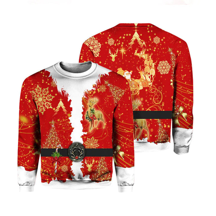 Santa Claus Costume for Christmas Cool 3D All Over Print | For Men & Women | Adult | HP2133-BehighStyle