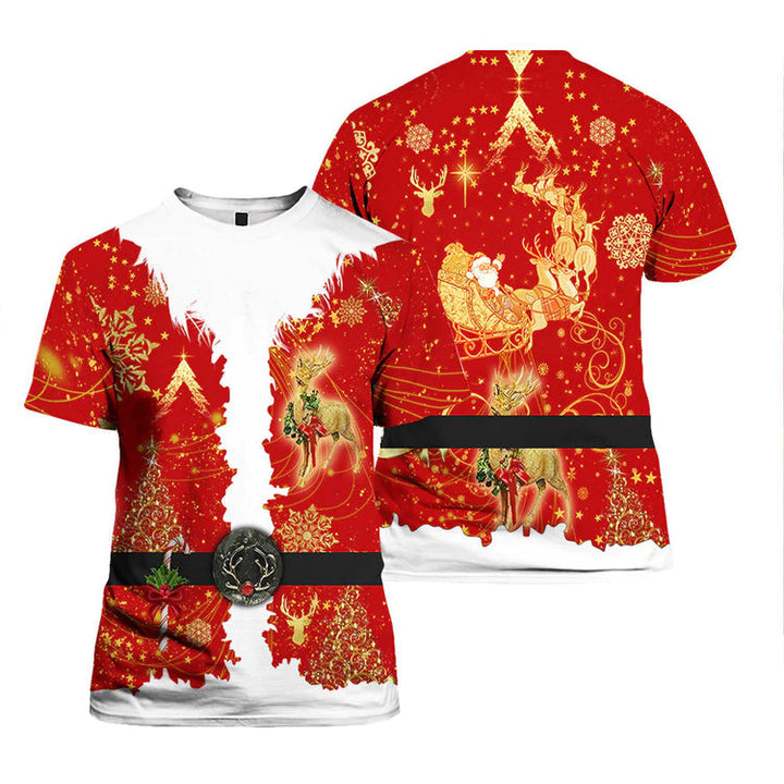 Santa Claus Costume for Christmas Cool 3D All Over Print | For Men & Women | Adult | HP2133-BehighStyle