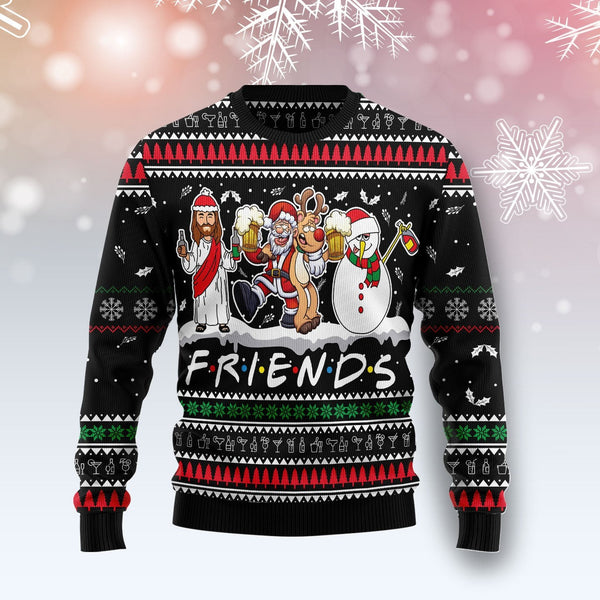 Santa Claus Jesus Friend of Ugly Christmas Sweater | Adult | US1870