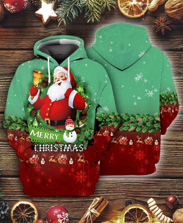 Santa Claus Merry Christmas 3D All Over Print | For Men & Women | Adult | HP2015-BehighStyle