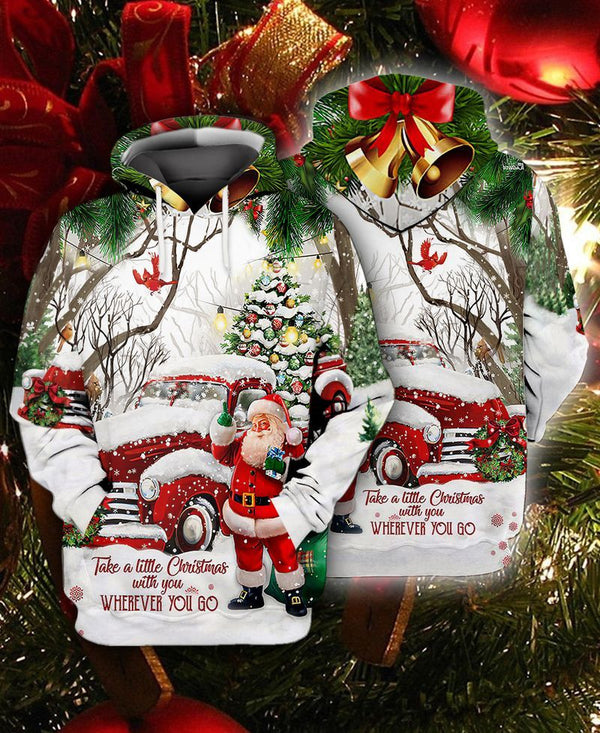 Santa Claus Merry Christmas 3D All Over Print | Adult | HP2144