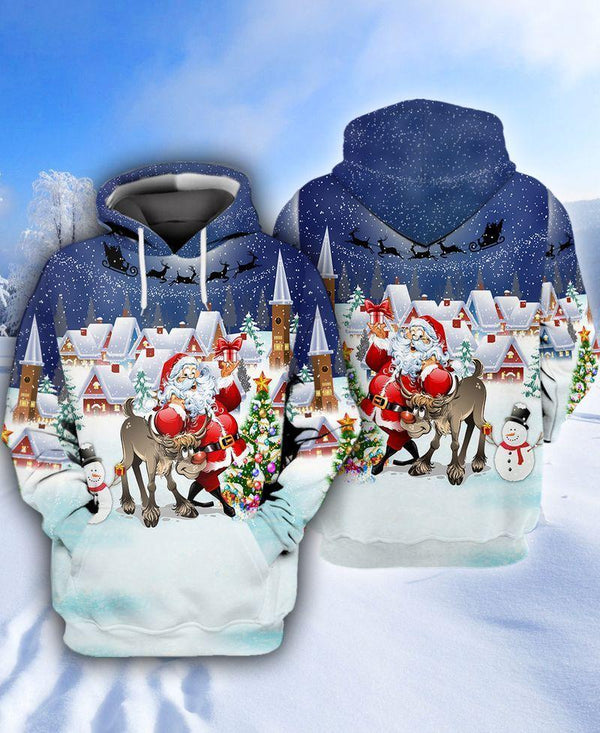 Santa Claus Merry Christmas 3D All Over Print | Adult | HP2596