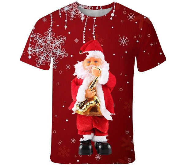 Santa Claus Saxophone Christmas 3D All Over Print | Adult | HP2783