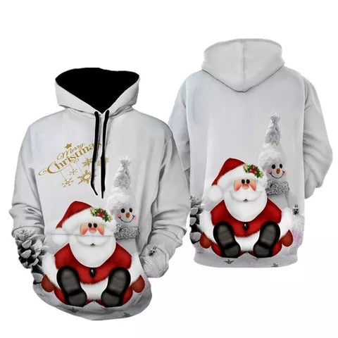 Santa Claus Snow 3D All Over Print | Adult | HP2780