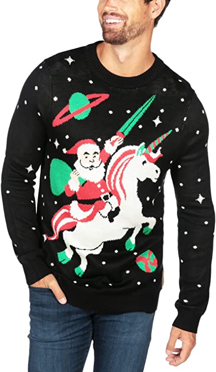 Santa Claus Unicorn Ugly Christmas Sweater | Adult | US1893