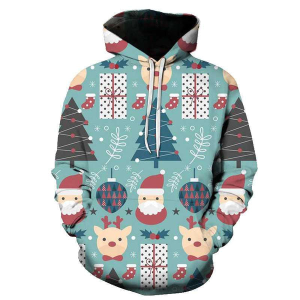 Santa Clause Christmas 3D All Over Print | Adult | HP2497