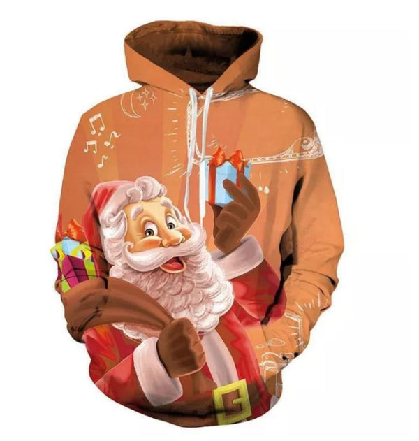 Santa Merry Christmas 3D All Over Print | Adult | HP2393