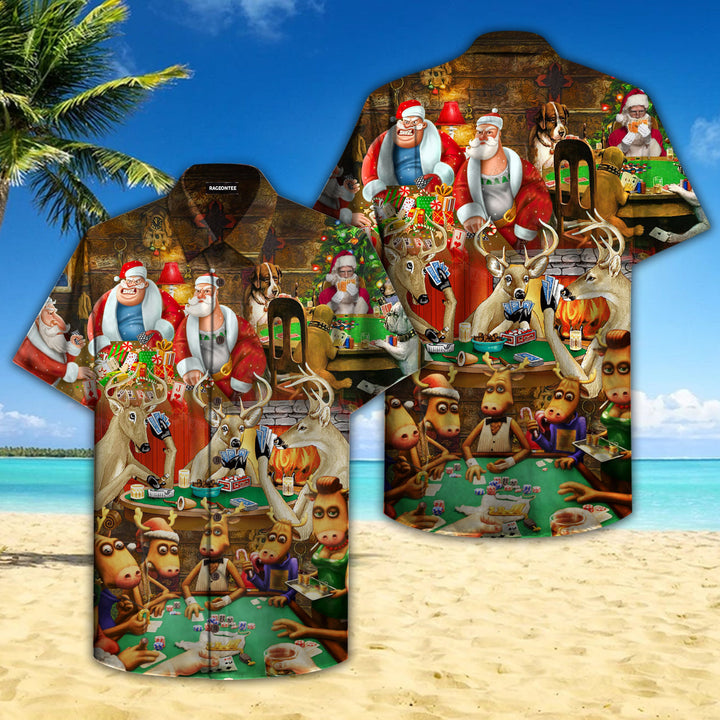 Santa Summer Vacation Hawaiian Shirt | For Men & Women | HW2325-BehighStyle