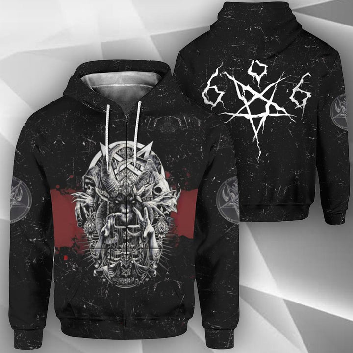 Satanic Skull 3D All Over Print | For Men & Women | Adult | HP970-BehighStyle