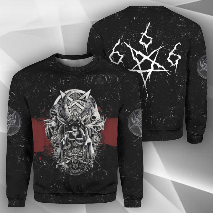 Satanic Skull 3D All Over Print | For Men & Women | Adult | HP970-BehighStyle