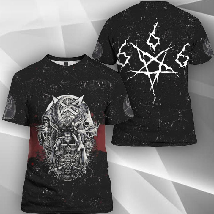 Satanic Skull 3D All Over Print | For Men & Women | Adult | HP970-BehighStyle