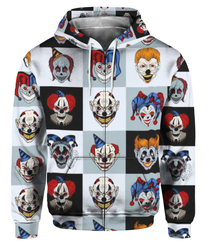 Scary Clown Halloween 3D All Over Print | For Men & Women | Adult | HP1825-BehighStyle