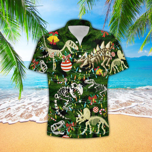 Scary Enough Dinosaur Halloween Hawaiian Shirt | HW2879