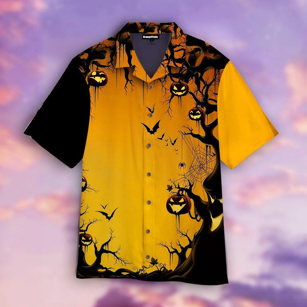 Scary Halloween Tree Hawaiian Shirt | For Men & Women | HW2662-BehighStyle