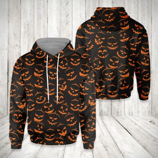 Scary Pumpkin Gift For Halloween Day 3D All Over Print | For Men & Women | Adult | HP2093-BehighStyle