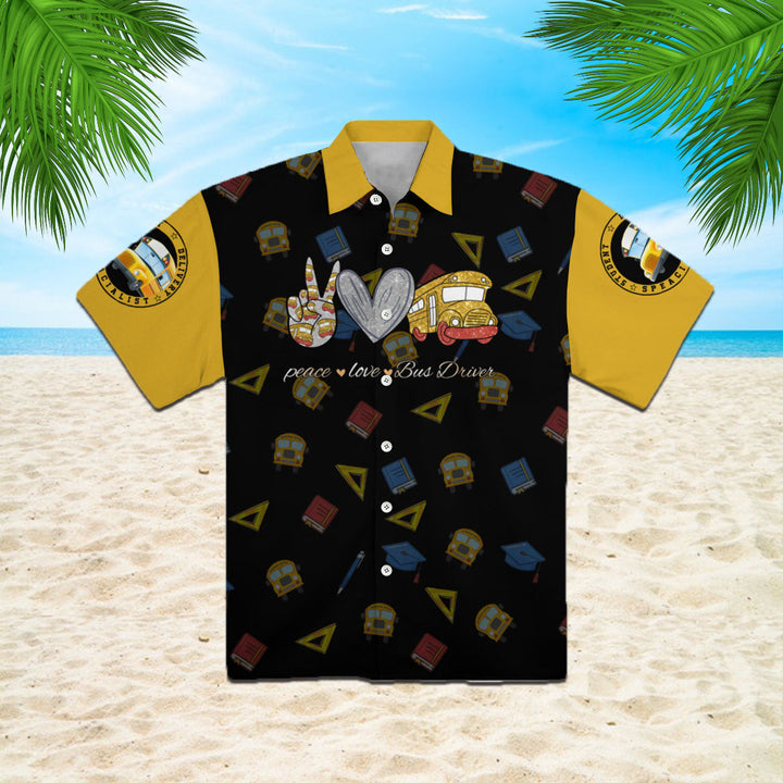 School Bus Driver Life Hawaiian Shirt | For Men & Women | HW969-BehighStyle