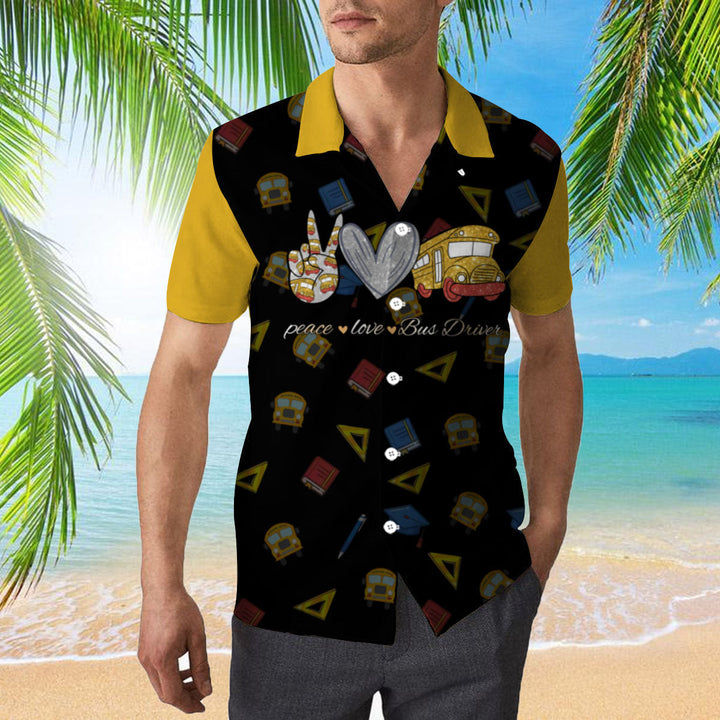 School Bus Driver Life Hawaiian Shirt | For Men & Women | HW969-BehighStyle