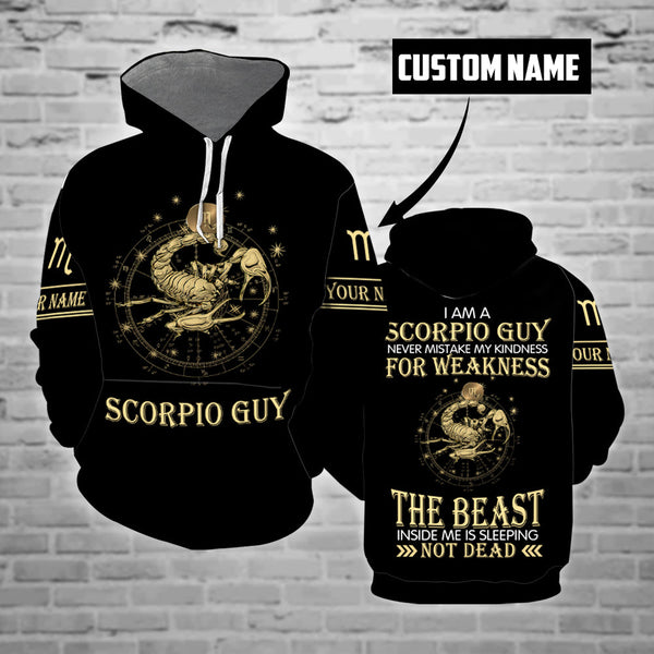Scorpio Guy Custom Name 3D All Over Print | Adult | CN199