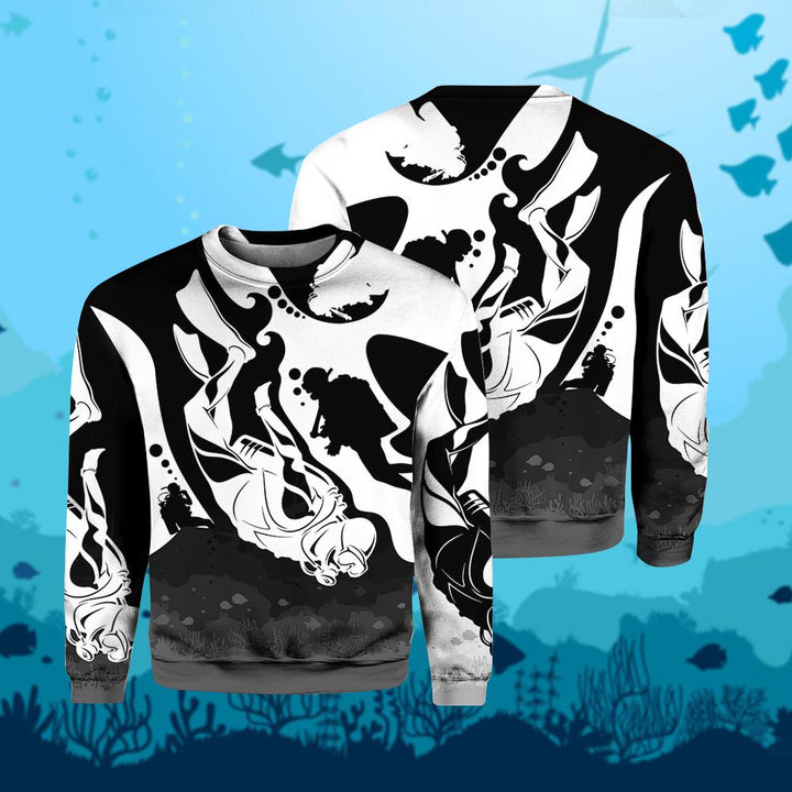 Scuba Diving 3D All Over Print | For Men & Women | Adult | HP907-BehighStyle